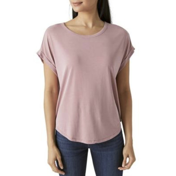 Lucky Brand Tops - Lucky Brand Women Short Sleeve Sandwash Dolman Tee Nostalgia Rose Size L